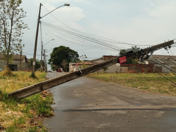 Previsão do tempo indica temporais para o final de semana em Goiás e preocupação com a rede elétrica aumenta 