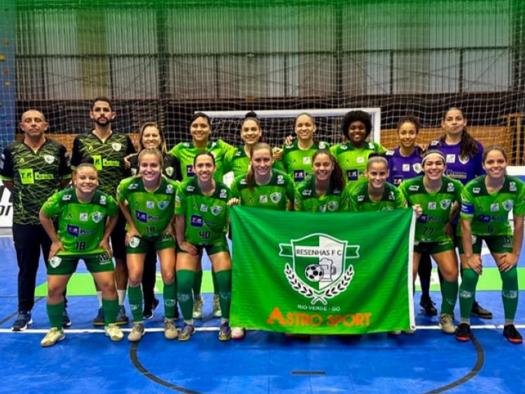 Resenhas entra em quadra neste sábado (13) pela Liga Feminina de Futsal