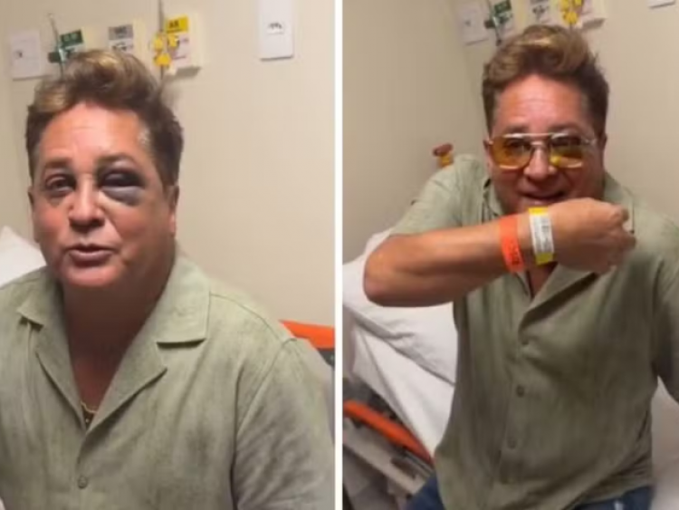 Leonardo vai ao hospital após acidente em canoa e tranquiliza fãs