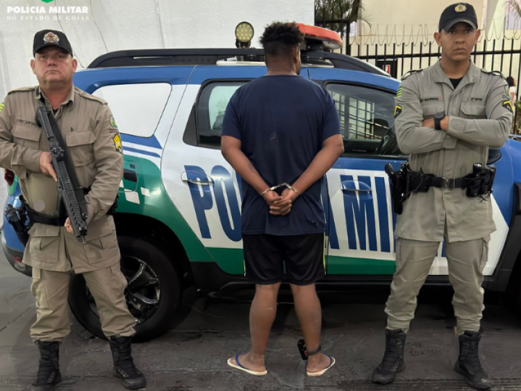 Foragido por tráfico de drogas é localizado e preso no Valdeci Pires, em Rio Verde