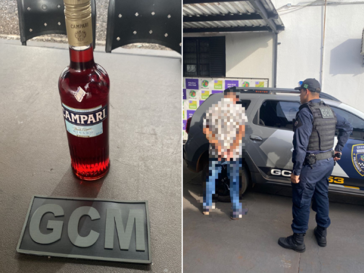 Homem é detido após furtar garrafa de bebida no Bairro Liberdade, em Rio Verde