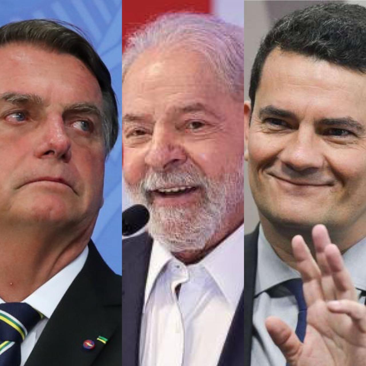 Pesquisa Genial/Quaest afirma que Lula tem o dobro de votos de Bolsonaro para eleições 2022, com Moro em 3º lugar