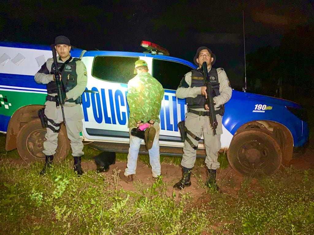   Batalhão Rural da Polícia Militar prende autor de incêndio criminoso 