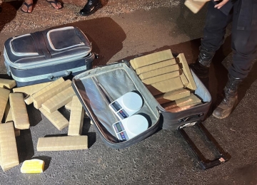 Foi apreendido aproximadamente 50kg de maconha em Rio Verde