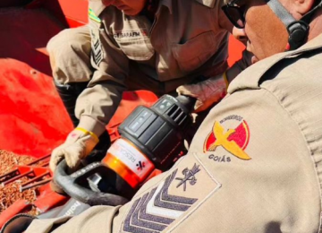 Corpo de Bombeiros de Rio Verde realiza resgate na zona rural 
