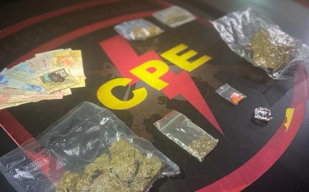 CPE e PM registram duas situações de tráfico de drogas em Rio Verde