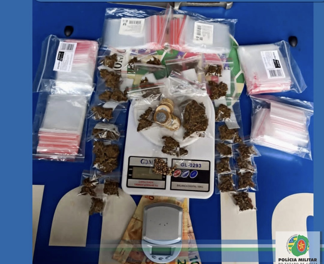 PM prende traficante na Promissão que usava irmã menor para vender drogas