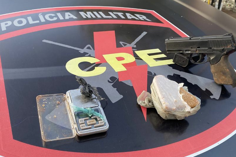 Homem é preso suspeito de tráfico no Setor Pauzanes