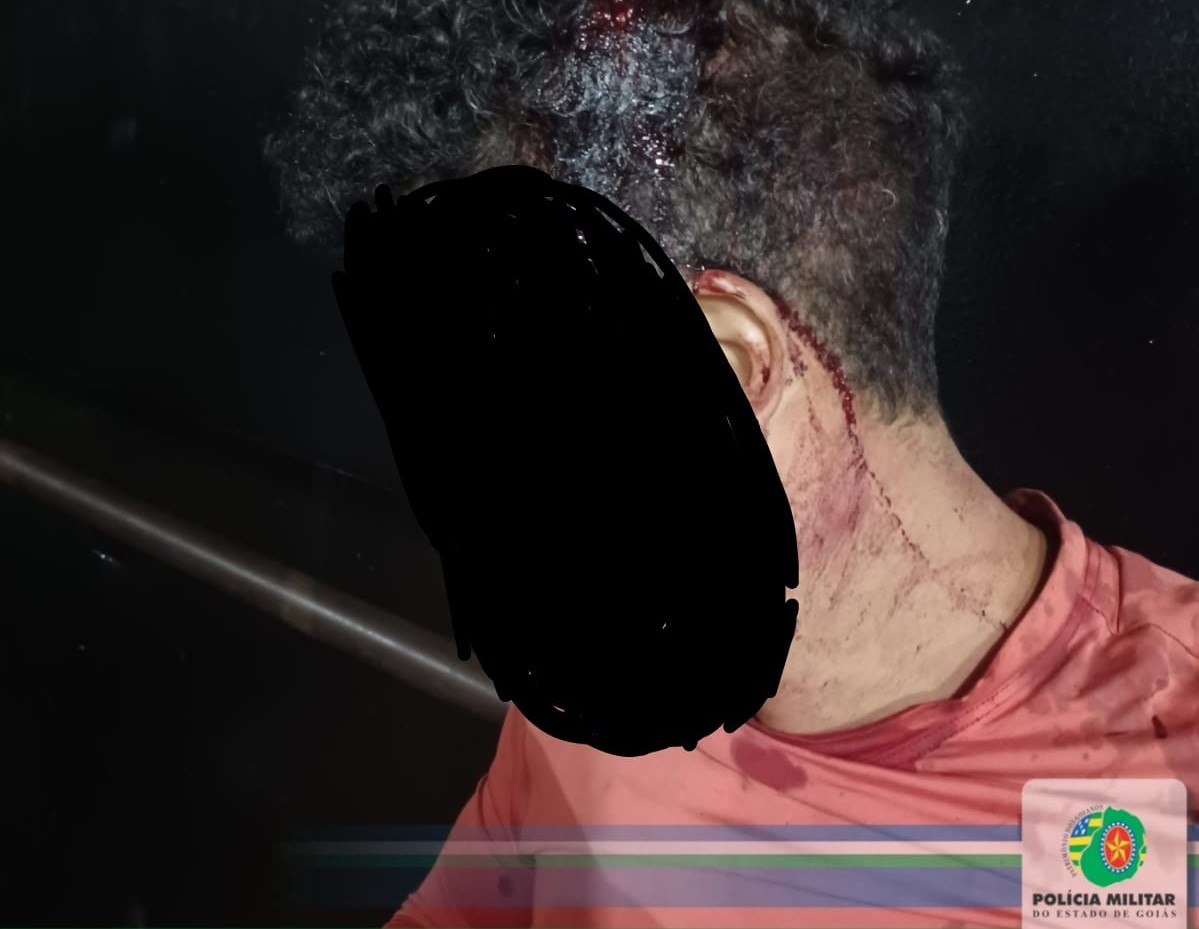 PM prende homem em Rio Verde após esfaquear duas pessoas e tentar contra uma terceira