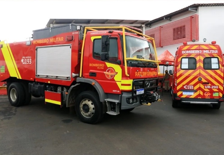 Batalhão Militar dos Bombeiros de Rio Verde recebe novas viaturas e equipamentos