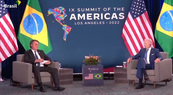 Bolsonaro fala à Biden sobre Amazônia, eleições e pandemia na Cúpula das Américas