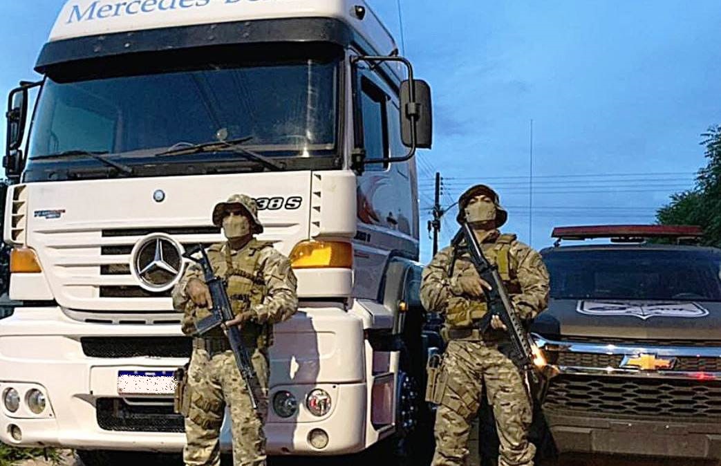 COD recupera caminhão roubado no Espírito Santo no Sudoeste Goiano