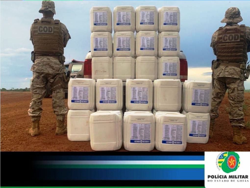 COD apreende meia tonelada de agrotóxicos no Sudoeste Goiano