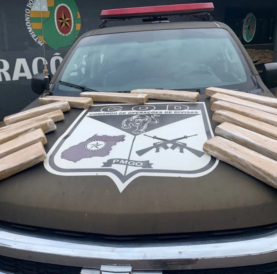 COD prende homem no sudoeste goiano traficando 14 kg de maconha