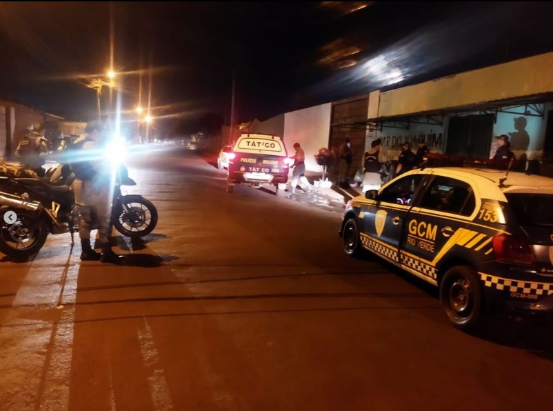 Com apoio da GCM, PM realiza segunda noite de Operações na semana em Rio Verde