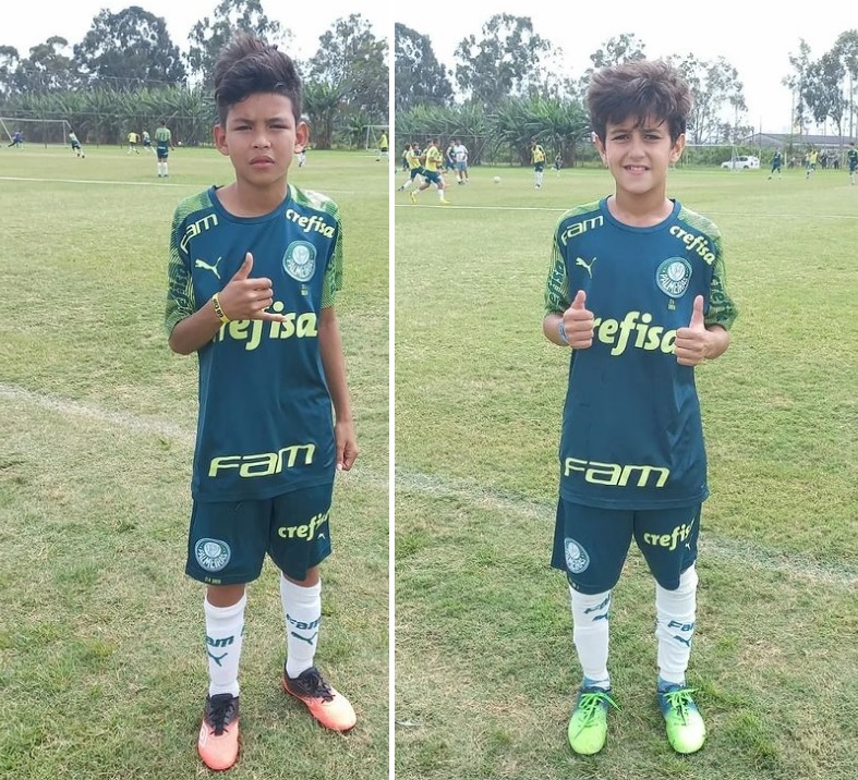 Dois meninos de 11 anos de Rio Verde são aprovados para sub-12 do Palmeiras