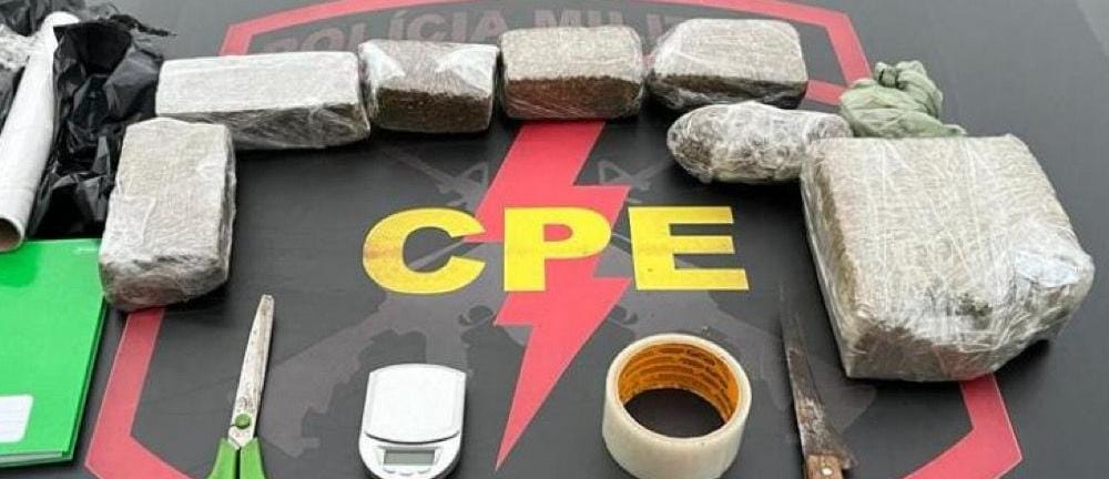 Droga conhecida como supermaconha é apreendida pela CPE no Sudoeste goiano