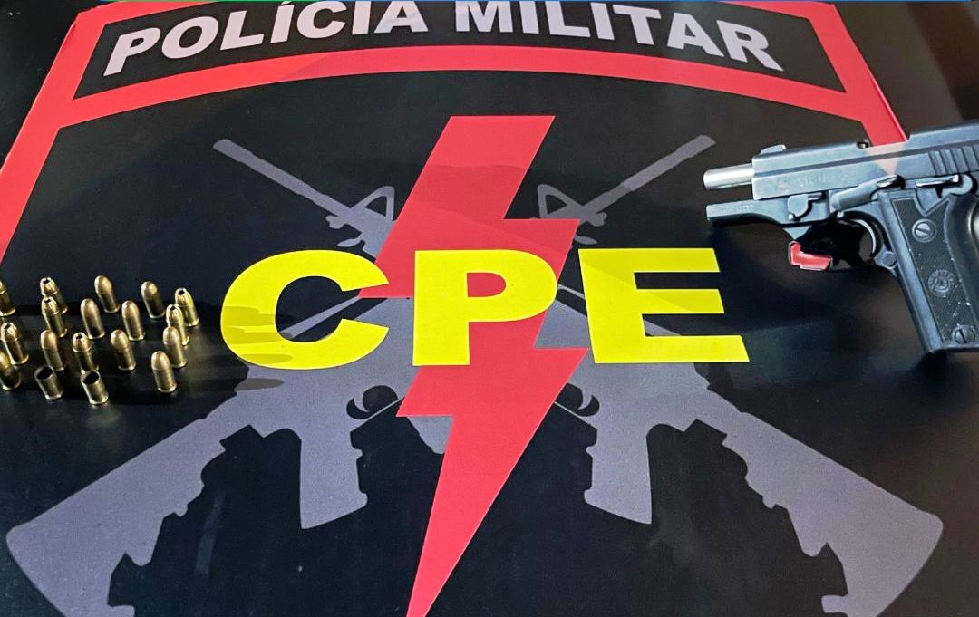 Autor de disparos de arma é preso pela CPE em Rio Verde