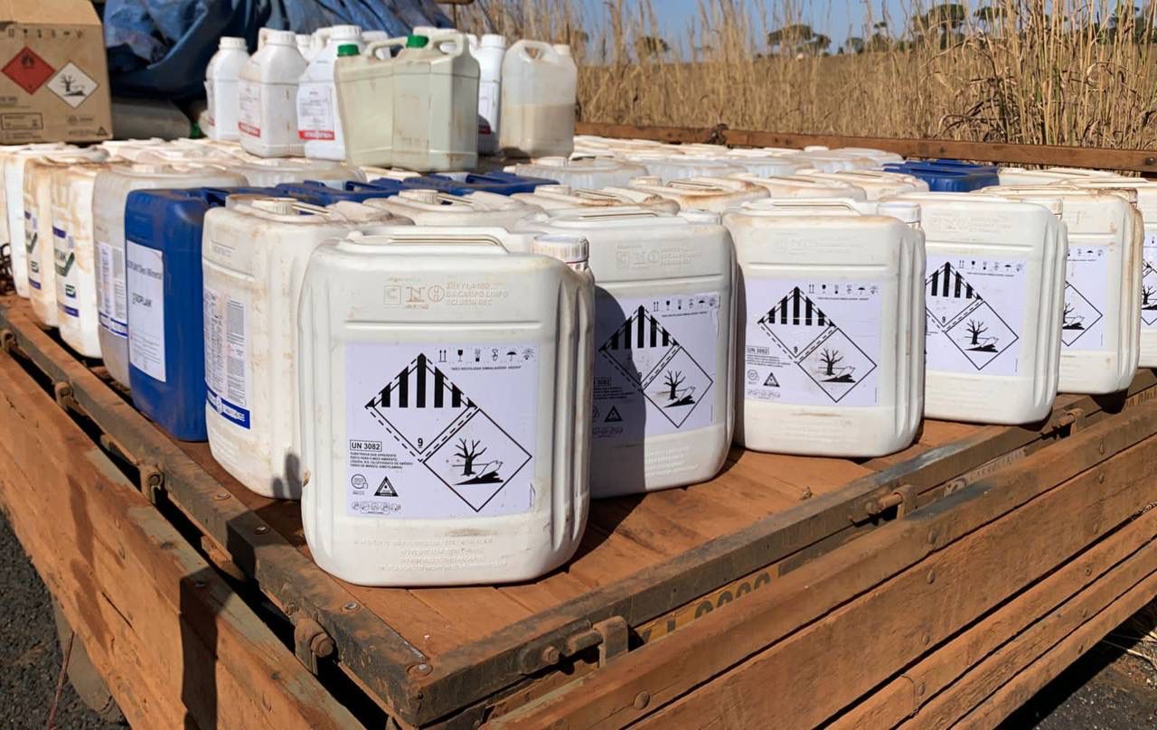 COD apreende 1.5 toneladas de agrotóxico irregular no Sudoeste goiano