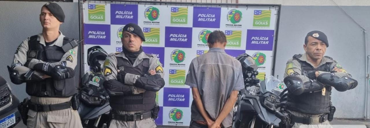 PM prende autor de furto de comércio em flagrante