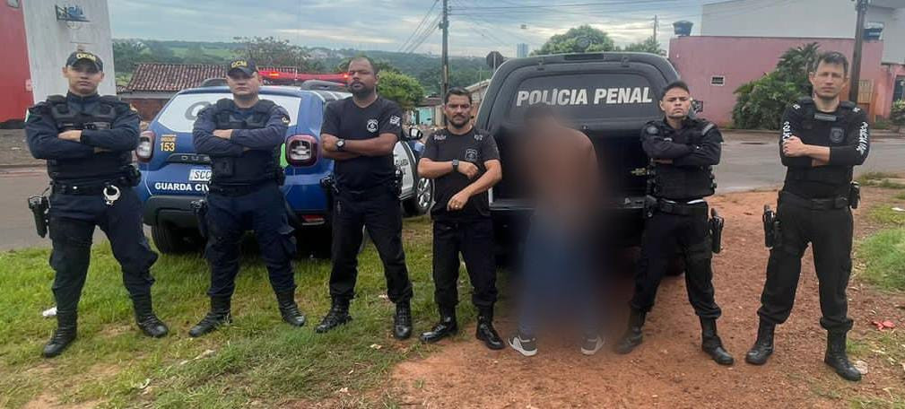 Homem é preso em flagrante por servidores da CPP após ser pego tentando furtar fios