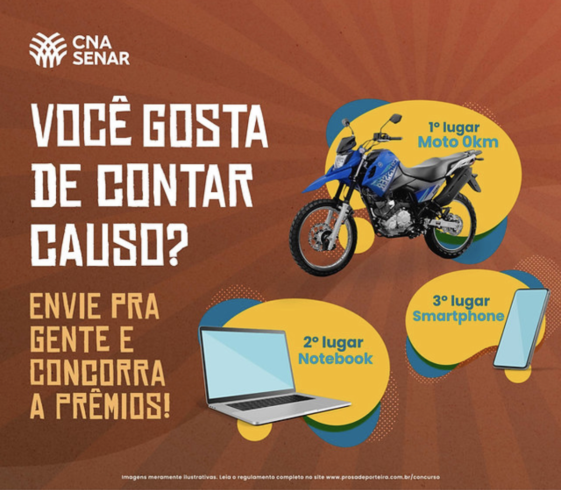 Inscrições para concurso prosa de porteira seguem abertas