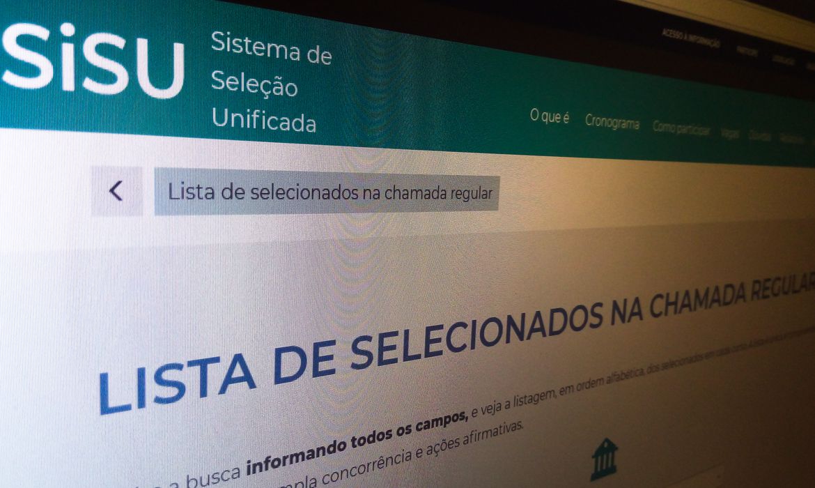 Inscrições para o Sisu são abertas e podem ser feitas até a sexta-feira (18)