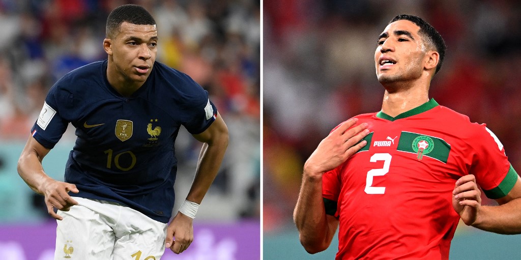 Marrocos e França se enfrentam em busca de uma vaga na final da Copa do Mundo 2022
