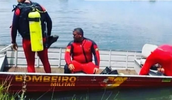 Bombeiros encontram corpo de homem que morreu afogado em Turvelândia 