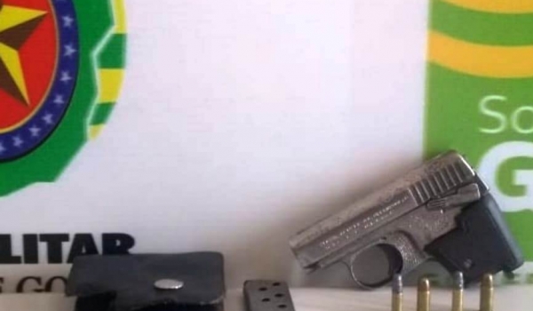 Homem é preso em flagrante no centro de Rio Verde após ameaçar ex com pistola alemã