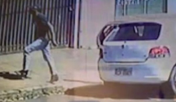 Homem foi preso suspeito de roubar celular de recenseadora do IBGE, em Rio Verde